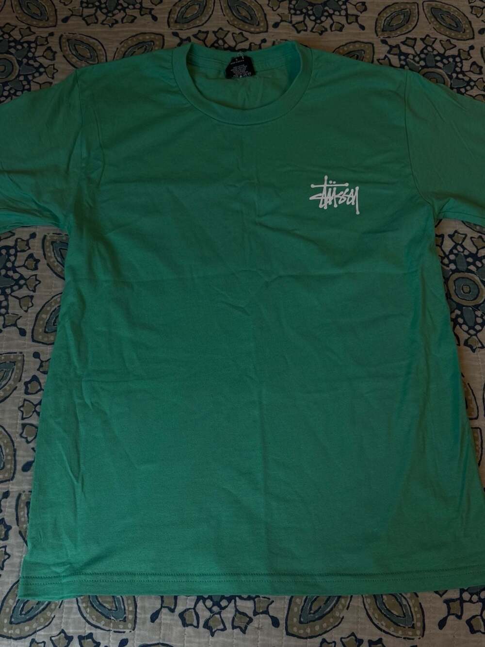 Stüssy Basic Logo T-Shirt Green Size S